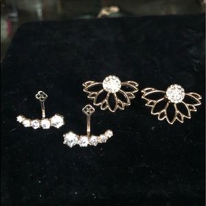 Beautiful Pave’ Crystal earring and 2 jackets